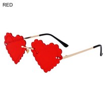 자전거고글 패션 나비 무테 선글래스 여성 2020 럭셔리 디자이너 클라우드 술 Steampunk Glasses Unique B, 10 Red4