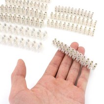 터미널압착기 케이블 유압 2pcs 3a 6a 10a 20a 나사 터미널 배리어 커넥터 전기 와이어 연결 12 위치 배리어 터미널 스트립 블록