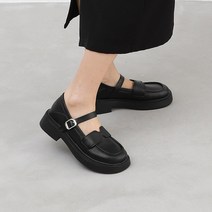 2way 둥근코 메리제인 통굽 로퍼&블로퍼(3.5cm) 11302