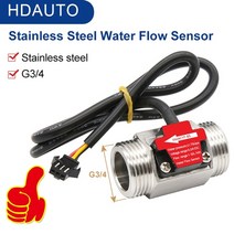 물 흐름 스위치 조절기 유량 센서 스테인레스 스틸 물 흐름 센서 물 흐름 감지 ., dn20 g3-4