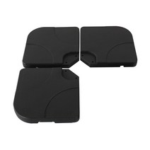 더블탑 폴딩 파라솔 2700(베이스별매 파라솔커버별매), 1개, 콘크리트 베이스 3조각_75kg