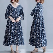 빅사이즈 플라워원피스 롱원피스 BS04091#