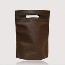 VBL206500부직포 펀칭 쇼핑백 브라운 20X30cm 바닥8cm 100매, 쿠팡 1