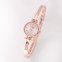 [오에스티] 러블리 뱅글 핑크 라이트 로즈골드 여성용 메탈 시계 OTW920711TPP NC서면점