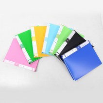 신화오피스 A4 60매 O링 클리어화일, 흑색