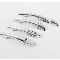 [동네마트] 코나 도어 캐치 몰딩 크롬 자동차 문 손잡이 커버 LVT45751