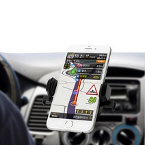 노터치 차량 용 송풍구 거치대 RT-K200, 블랙, 1개
