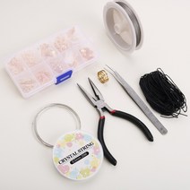 아유디 주얼리 DIY 키트 줄4종 공구 3종 부자재 10종 세트, 주얼리키트-골드, 1개