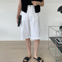 언더 스판 5부 큐롯팬츠 반바지