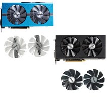 그래픽 카드 팬 570 GPU 쿨러 사파이어 라데온 RX 470 480 580 RX580 RX480 95mm CF1015H12D DC 12V 0.42A 2 개, 01 1PCS