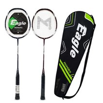 프로모릭스 이글 배드민턴 라켓 2p + 케이스, 1세트
