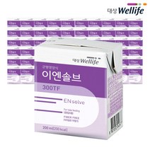 대상Wellife 이엔솔브 300TF 60팩(30팩입 2box) 경관급식, 200ml