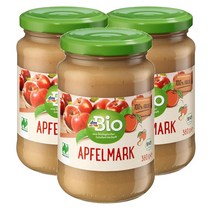디엠바이오 dmBio apple jam 독일 퓌레 사과잼 360g, 3팩