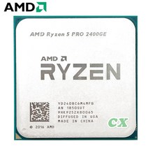 AMD Ryzen 5 PRO 2400GE 3.2 GHz 쿼드 코어 8 스레드 35W CPU 프로세서 YD240BC6M4MFB 소켓, 한개옵션0