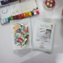 한지 지퍼스탠드 만들기 DIY 키트 - 반제품 취미 공예 캘리그라피 그림 수업재료