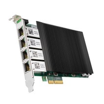 NEXT - POE3204EX4 산업용 POE PCI-E 4포트 기가랜카드 / 포트당 최대 30W지원(총용량 95W) / PCI-E x4 Quad Port POE