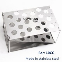 지방 흡입 주사기 홀더 트레이 10CC 20cc 접이식 오토 클레이브 식 랙 스테인레스 스틸 디스플레이, 02 10cc