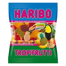하리보 Haribo 구미 트로피프루티 200g, 1개