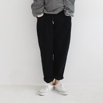 애플망고샵 여성 스판 다운 슬림배기 밴딩팬츠
