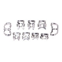 치과 댐 홀 펀치 플라이어 클리닉 천공기 고무 교정 도구 댐 클립 플라이어 375ea07, 03 9pcs Clips