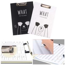 A4 접이식 클립보드 블랙 메뉴화일판 서류받침대