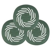 비비또 실리콘 인덕션보호매트 3P, 헌터그린, 3개