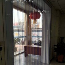 비닐커튼 민자 800x1800mm 외풍차단 방풍비닐 창고 물류센터 출입구 커텐 방풍비닐커튼 바람막이 비닐커튼 방풍비닐 비닐커텐 현관비닐커튼 비닐방풍 공장용 비닐커튼 뚜꺼운비닐, 투명녹색