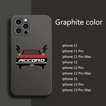 휴대폰 보호 케이스 10TH 실리콘 재질 혼다 어코드 7 8 9 10 2007-2021 년식 아이폰용 아이폰 13, 01 GRAY_12 For iphoneXR