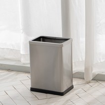 패블러스 시티맨 10리터 사각 스텐 쓰레기통, 1개, 스텐레스