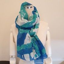 아놀드파마 직사각 나염 스카프 [ALSF3675]. [뉴코아울산성남점]