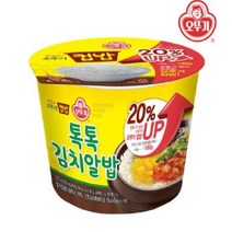 [오뚜기] 컵밥 톡톡김치알밥 222g x 12 무, 단일