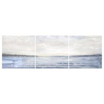 이케아PJATTERYD 피에테뤼드 그림3종 해안 56x56 cm, One Color