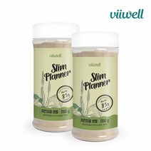 비웰 슬림플래너 식이섬유 차전자피 가루 200g 2통