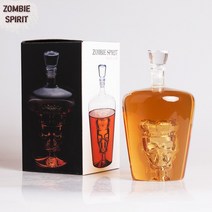 샵마인드 해골모양 양주병, 1000ml