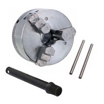 고정밀 선반척 드릴척 연동척 단동척 도압척 스크롤척 Z011 미니 드릴 척 아연 합금 수동 셀프 센터링 금속 3 턱 선반 척 클램프 (cnc 선반 공작 기계 용 2 척 키, 3 조 척 로드