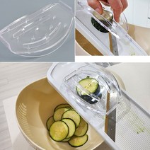 양배추 써는기계 양파 토마토슬라이서 절단기 국산, 1개