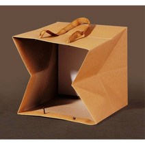 크라프트 무지 정사각형 선물 쇼핑백 XL 5개 박람회쇼핑백 선물백 답례품종이백 쇼핑백기성품 행사쇼핑백