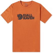 Fjallraven 로고 티셔츠 - 테라코타 브라운