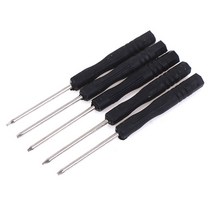 85mm 검정색 정밀 Torx 스크루 드라이버 세트 T2 + T3 T4 T5 T6 휴대 전화 수리 도, 한개옵션0