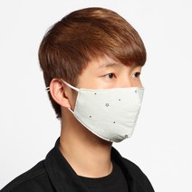 별패턴 3겹 필터 면마스크(그레이) 가정용 업소용 도매 추천 DMH01428JB, 제목색상또는랜덤