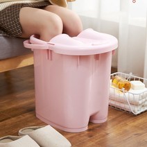 휴템 족욕기 족욕탕 족욕통 족탕기 각탕기 발건강 바스켓, 보온덮개족욕기_특대형 핑크