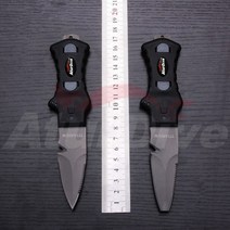 AturDive 미니 티타늄 합금 스쿠버 다이빙 칼 나이프 구조 도구 낚시 야외 로프 커터, 8cm, 10cm, A