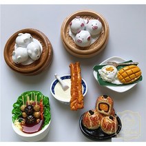 핵귀엽 꼬치냄비 망고밥 중식당음식모형자석 냉장고마그넷 음식모양미니어쳐 귀염뽀짝 깜찍한스타일, 06타입