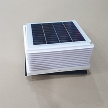 태양광 사각형 환기팬 벽면 천장 창고 소형 막사 컨테이너 화장실 환기용 태양광팬