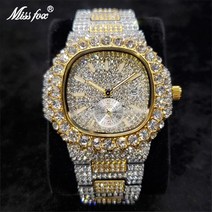 힙합시계 new ice out watch for men 브랜드 스타일 시계 남자명품시계
