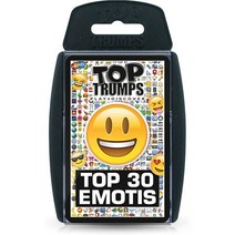 Emotis Top Trumps 카드 게임 블랙, Black