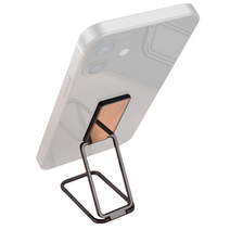 이츠굿텐 사각 핑거그립 만능 메탈거치대 핸드폰거치대 책상 주방 커피숍 차량 마그네텍 만능 거치대, 흑니켈, 1개