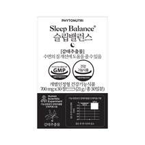슬립 밸런스 1개월분 감태추출물 주원료 숙면 수면영양제, 1개, 기본