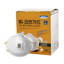 크린가드 M20 1급 방진마스크, 100개입