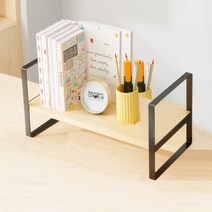 식탁위 작은선반 책상 1단 2단 선반 튼튼한 미니 원목 수납대, 우드선반_2단50cm